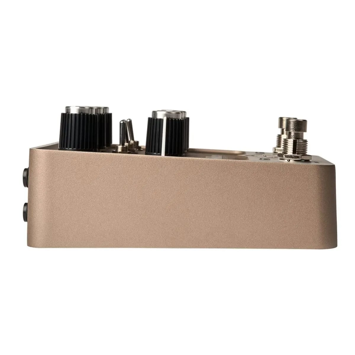 Universal Audio Golden Reverberator reverb pedal — angled product view