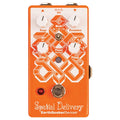 EarthQuaker Devices Spatial Delivery V3 envelope filter pedal - top view, orange enclosure