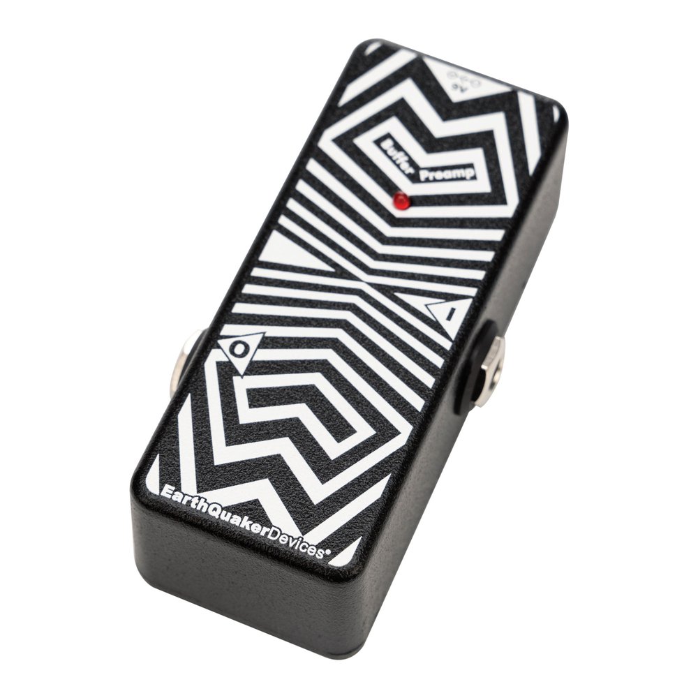 EarthQuaker Devices Buffer Preamp pedal — side jacks view