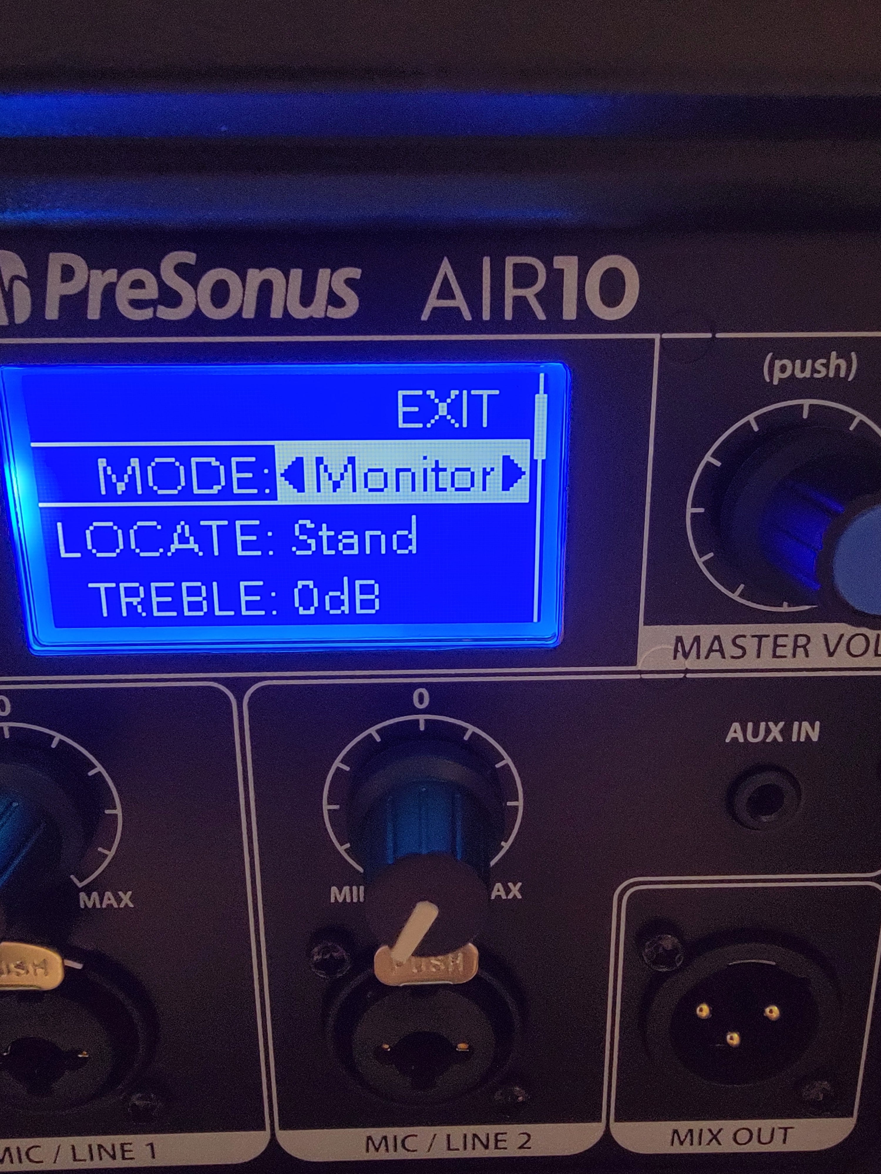 PreSonus AIR10 active loudspeaker, full cabinet view