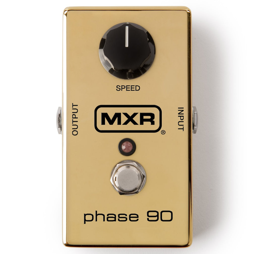 MXR M101GLD 50th Anniversary Phase 90 phaser — top view with Speed knob