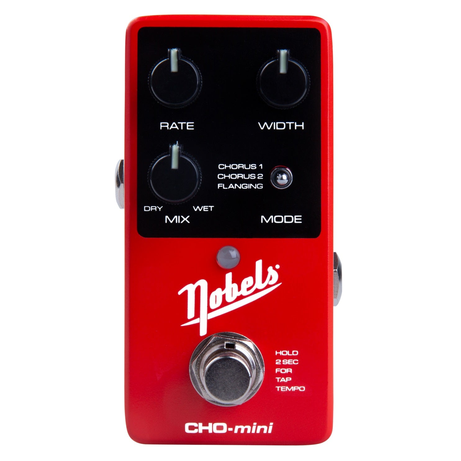 Nobels CHO-mini stereo chorus pedal — controls and mode switch