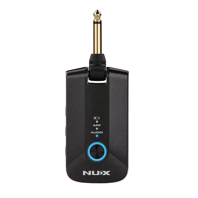 NUX MP-3 Mighty Plug Pro headphone amp — front detail