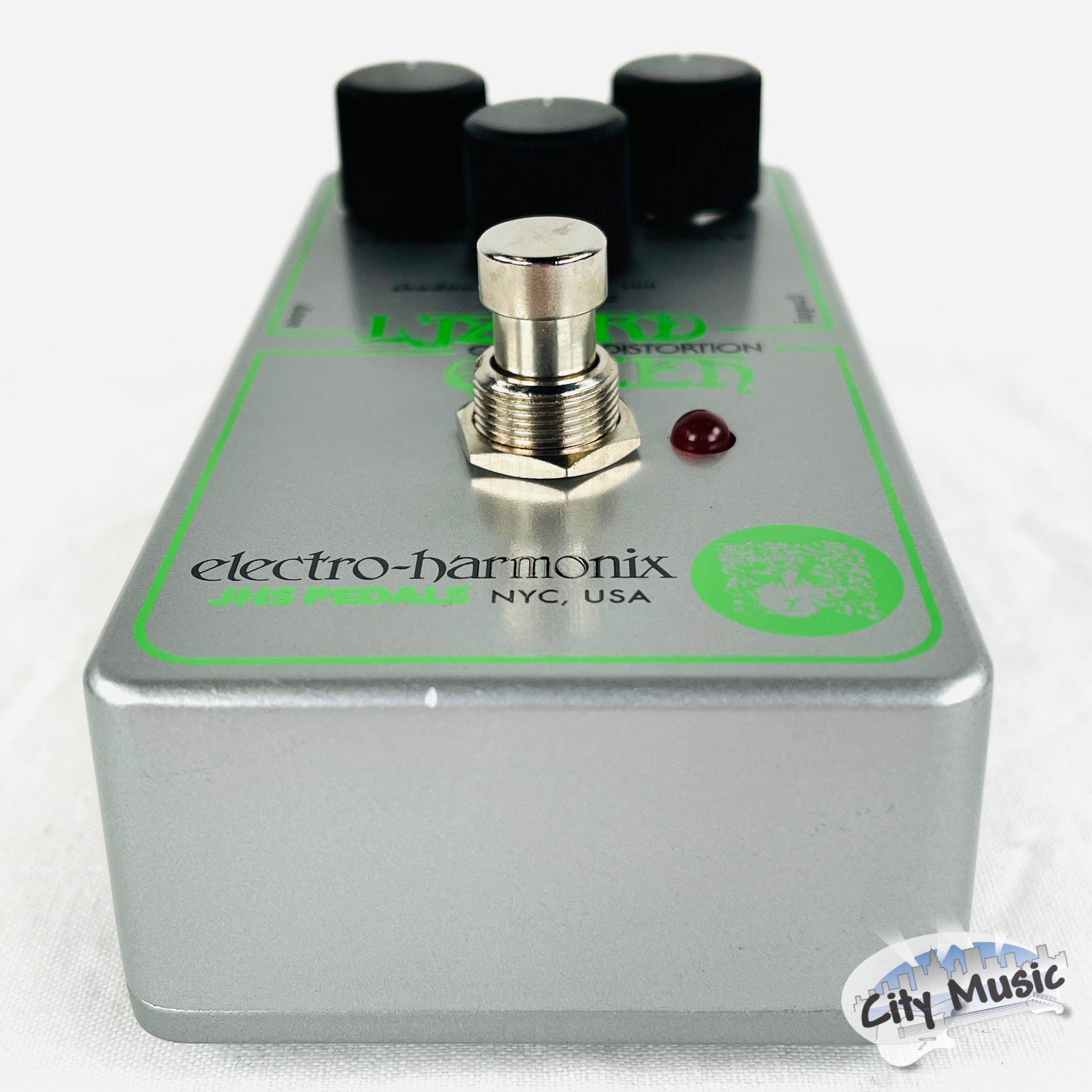EHX JHS Lizard Queen octave fuzz pedal — rear view