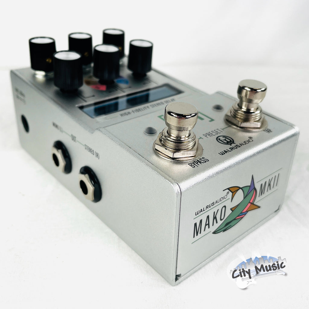 Used Walrus Audio MAKO Series MKII D1 High-Fidelity Delay Guitar Effects Pedal ♫