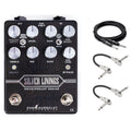 DSM & Humboldt Silver Linings drive preamp pedal — front with included cables