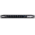 Tech 21 SansAmp RBI rackmount bass preamp — black front panel control view