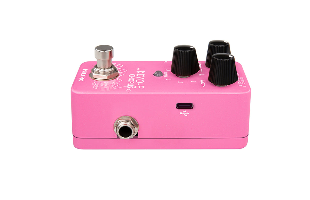 NUX NCH-4 Ukiyo-E chorus mini pedal — rear ports