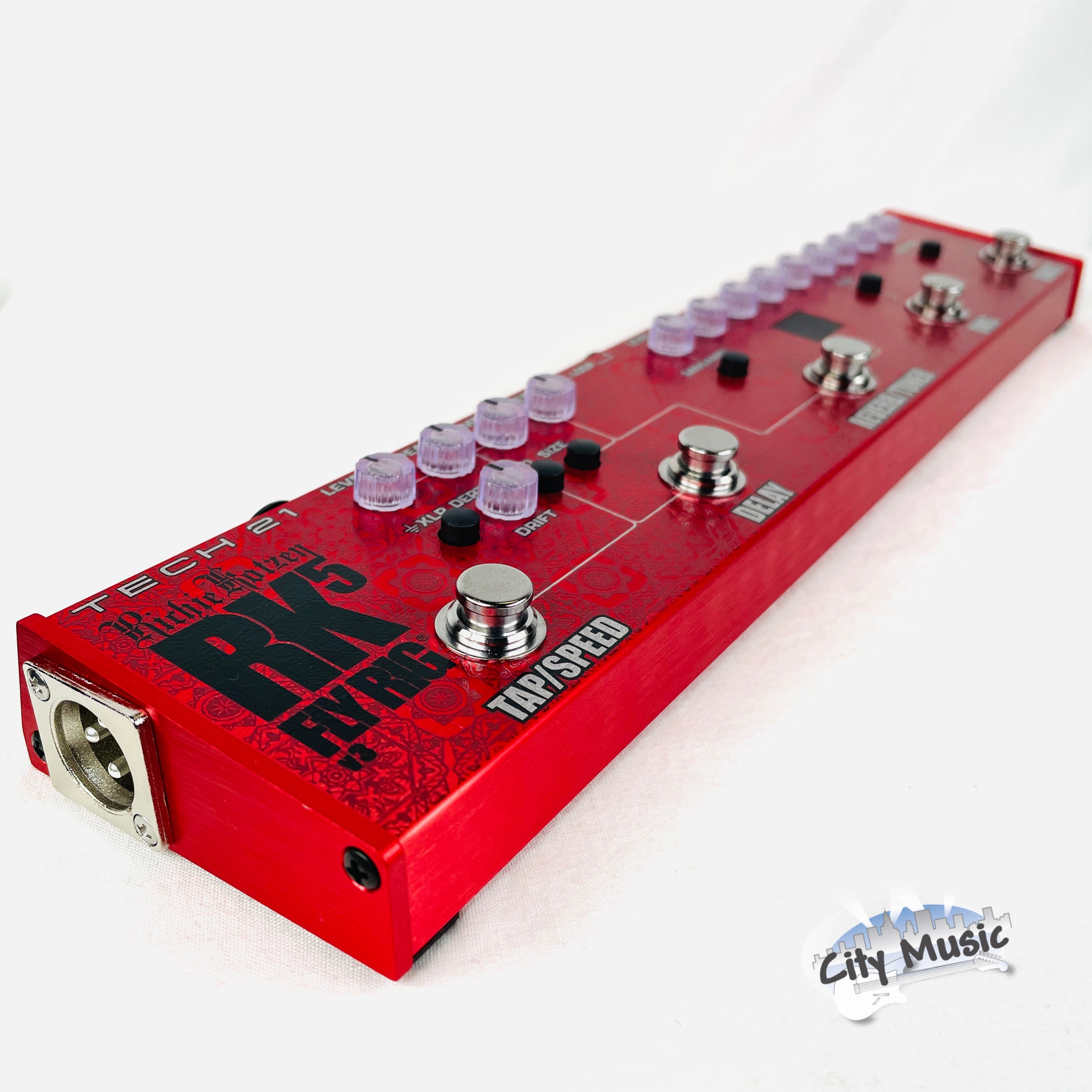 Used Tech 21 RK5 V3 Richie Kotzen Fly Rig SansAmp pedal — right side jacks