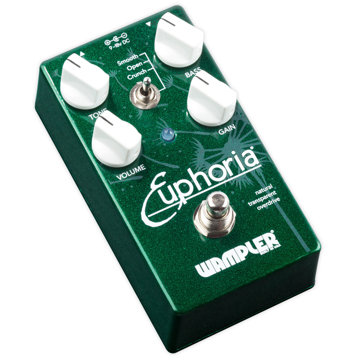Wampler Euphoria Overdrive pedal in original manufacturer packaging, new in box