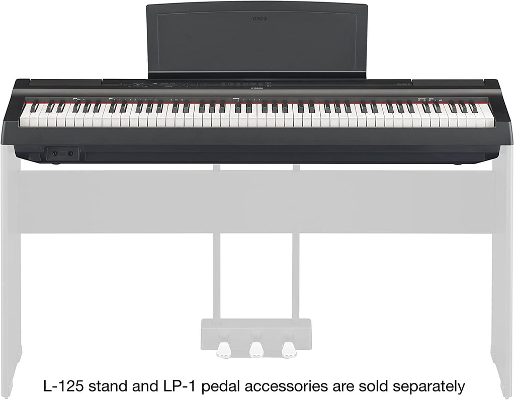 Yamaha HPH-100B headphones included with P-125b digital piano