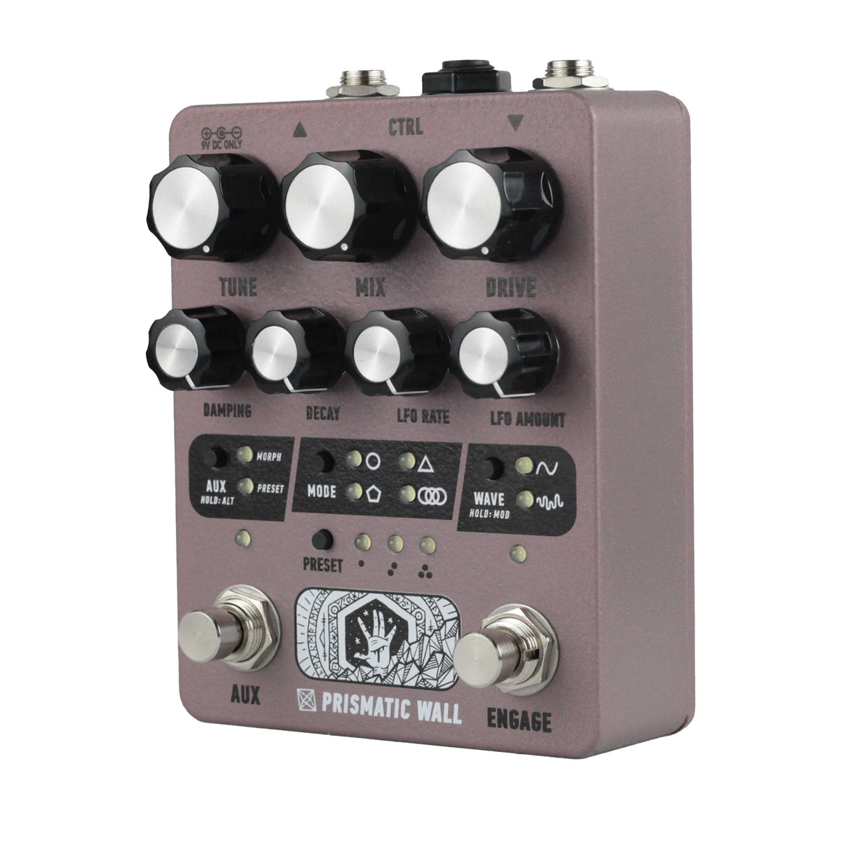 New Electronic Audio Experiments Prismatic Wall V1.1 Resonator Guitar Effects Pedal
