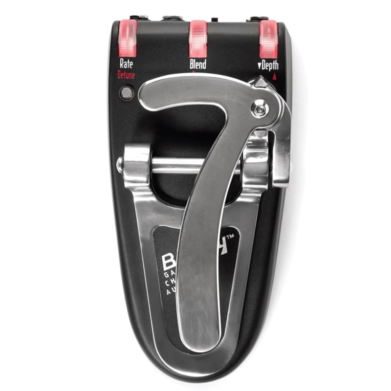 Gamechanger Audio BIGSBY pitch shifter pedal — rate, blend and depth controls