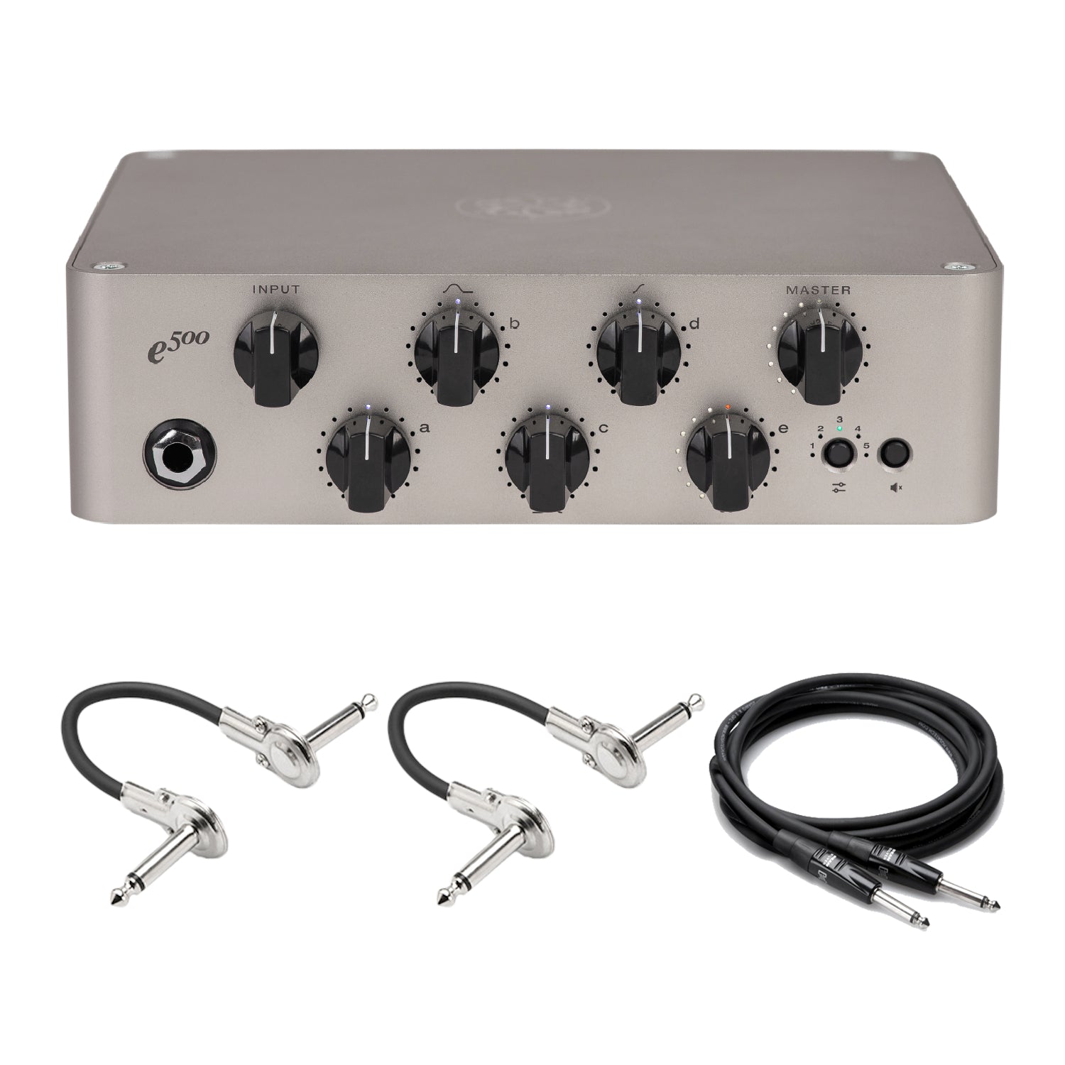 Darkglass Exponent 500 bass amp head — front view with Quick-Pots