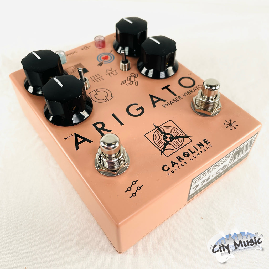 Used Caroline Guitar Company Arigato Phaser Vibrato Guitar Effects Pedal ♫