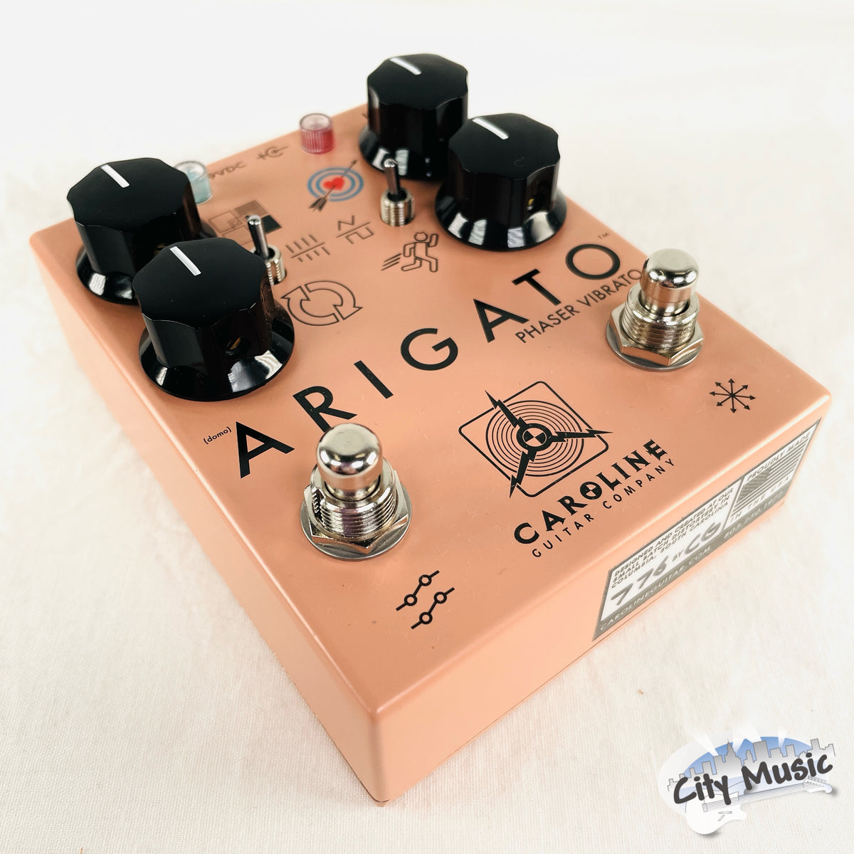 Used Caroline Guitar Company Arigato Phaser Vibrato Guitar Effects Pedal ♫