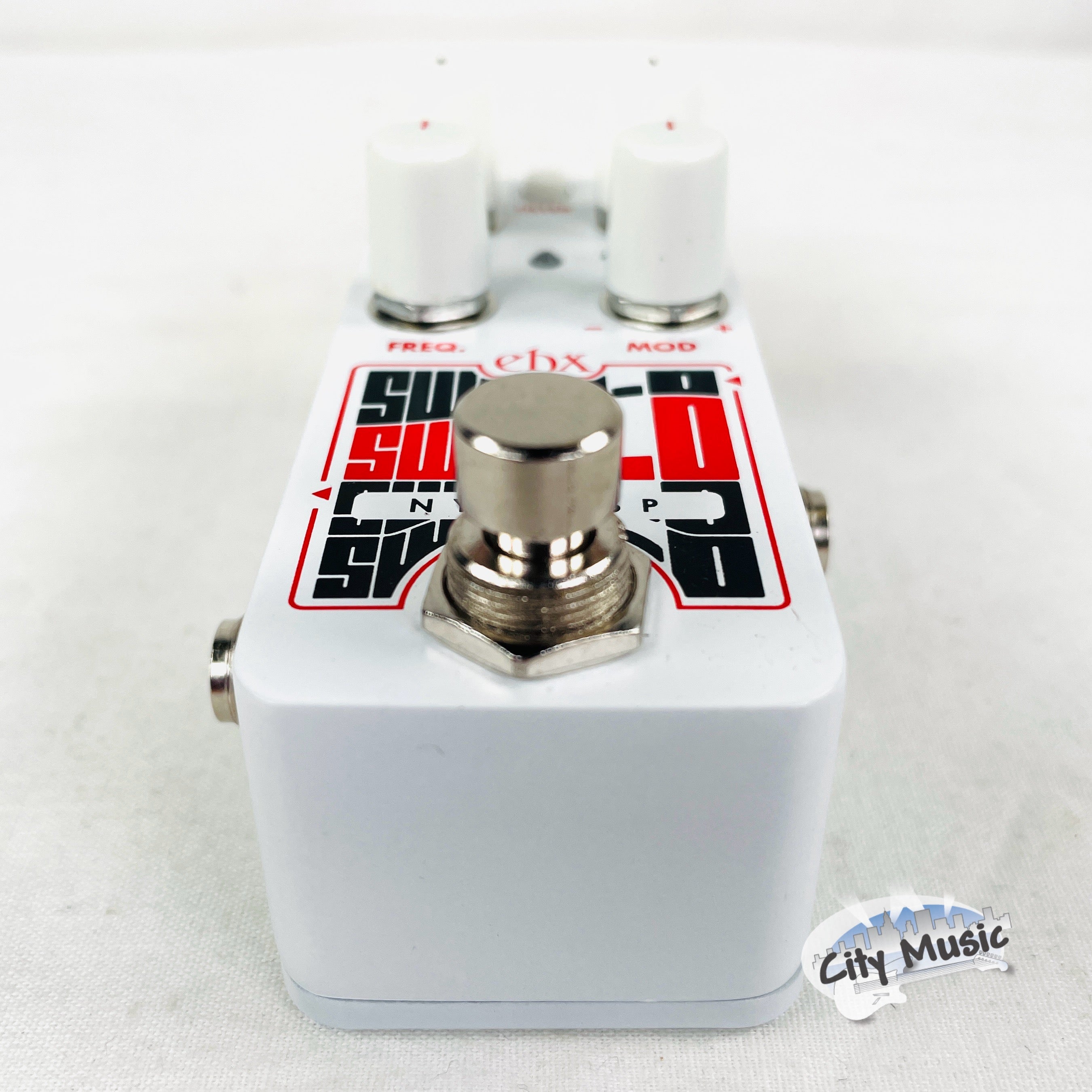 Electro-Harmonix Pico Swello attack envelope pedal — opposite side view