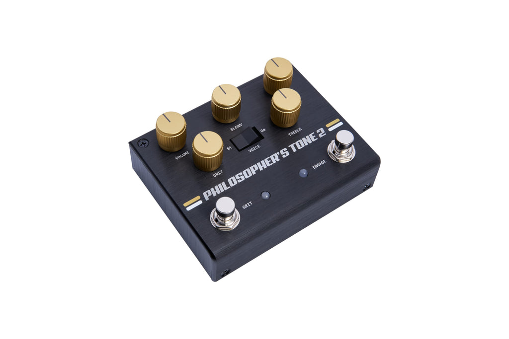 Pigtronix Philosopher's Tone 2 compressor — Grit and Engage footswitches