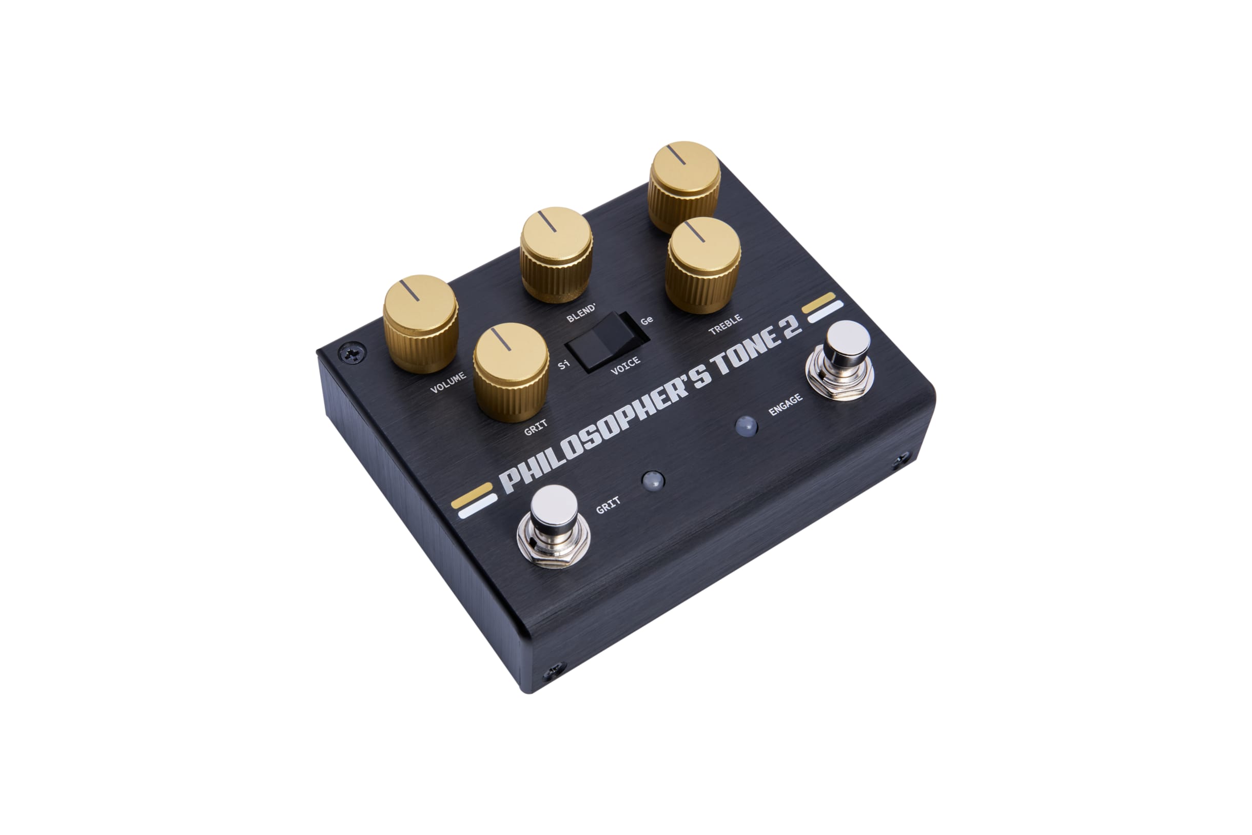 Pigtronix Philosopher's Tone 2 compressor — Grit and Engage footswitches