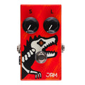 JAM Pedals Dyna-ssoR red compressor pedal — front view with dinosaur graphic