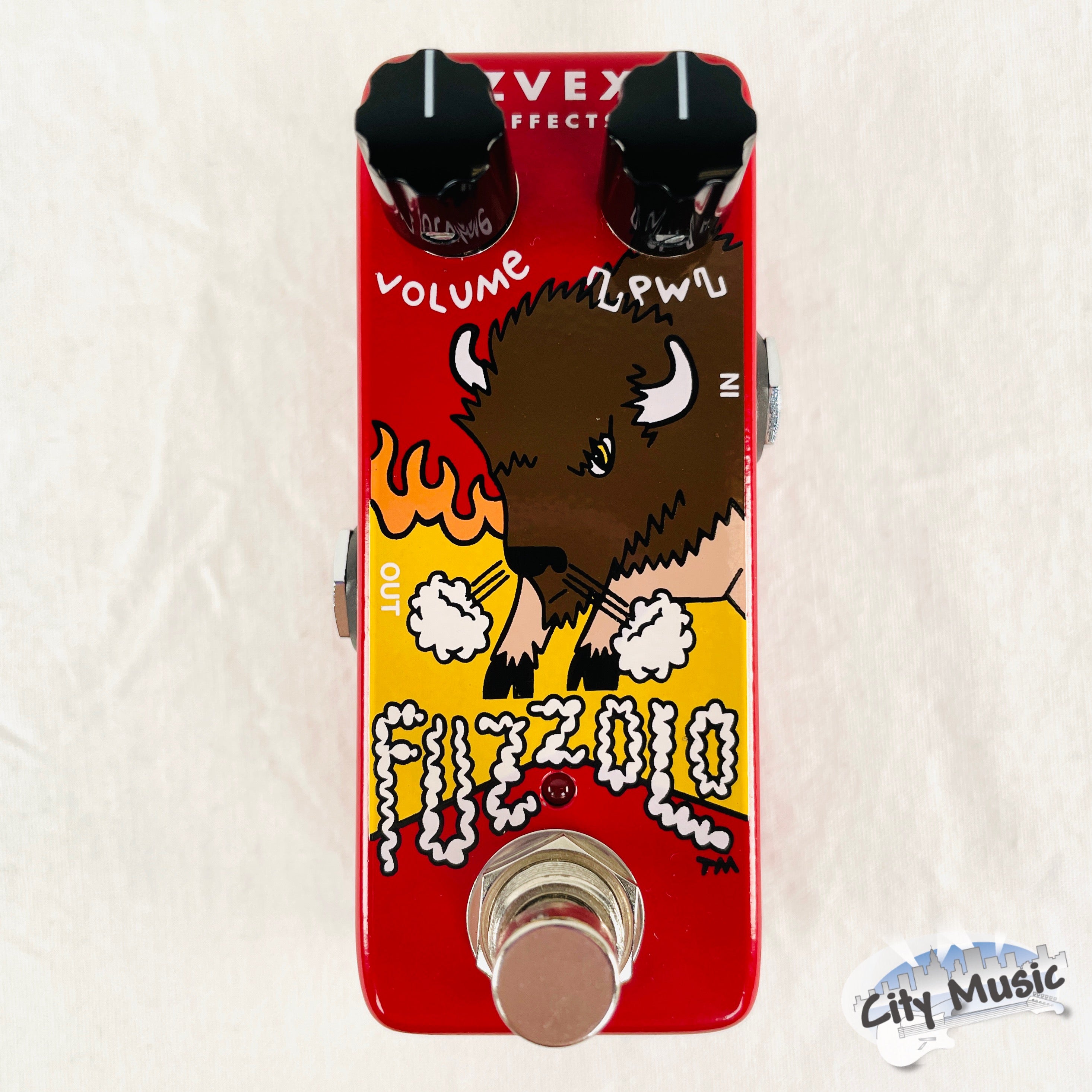 Used ZVEX Fuzzolo Fuzz Guitar Effects Pedal в™«