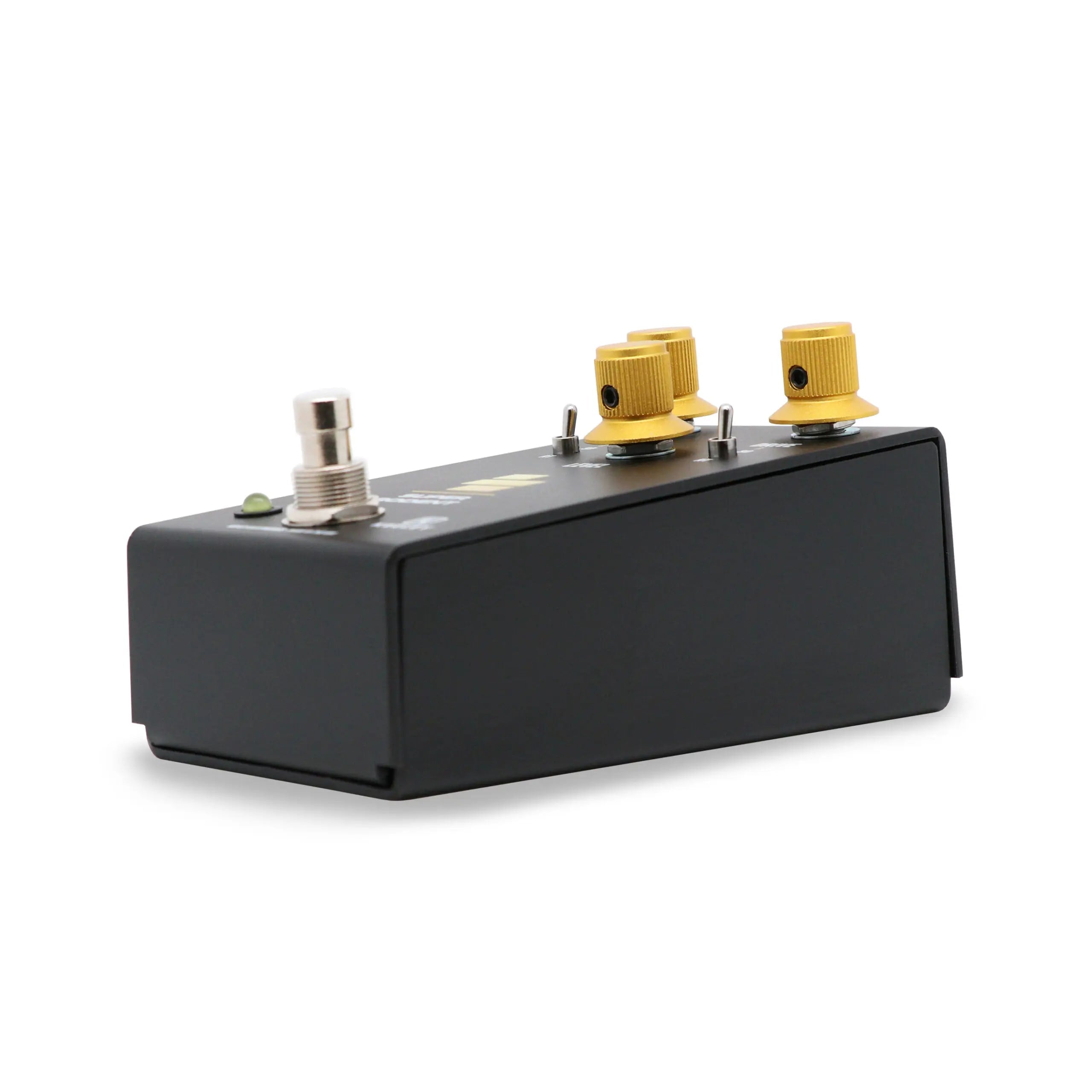 Keeley Super Rodent overdrive distortion pedal — black enclosure, packaging or rear view