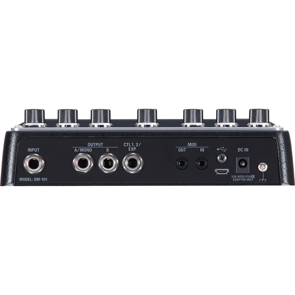 Boss DM-101 Delay Machine analog delay pedal detail