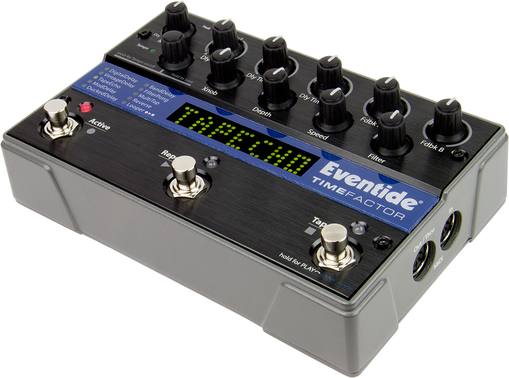New Eventide TimeFactor Twin Delay & Looper Guitar Effects Pedal