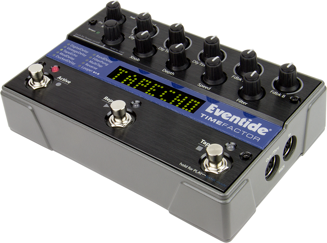 New Eventide TimeFactor Twin Delay & Looper Guitar Effects Pedal