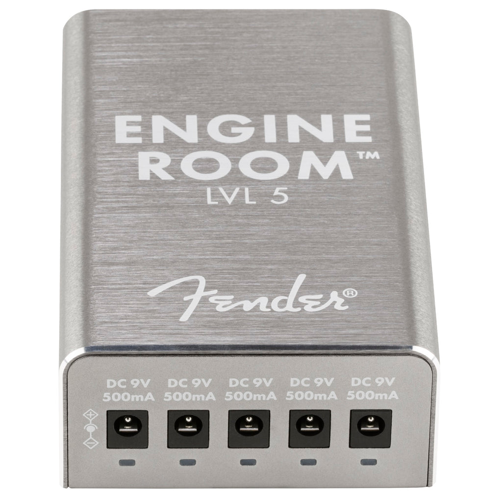 Used Fender Engine Room LVL5 power supply — silver enclosure outputs