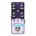 Used Pigtronix Moon Pool phaser pedal — purple enclosure top view