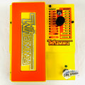DigiTech MonoNeon Whammy pitch shift pedal — yellow and orange top view