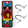 Dunlop Hendrix '68 Shrine Series Octavio Fuzz pedal - Shrine poster art, with cables