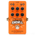 Electro-Harmonix Bender Royale germanium fuzz pedal — orange, front view