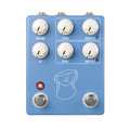 JHS Artificial Blonde vibrato pedal - blue enclosure front view