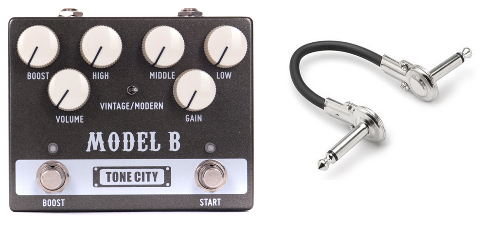 Tone City Model B distortion pedal — front control panel view