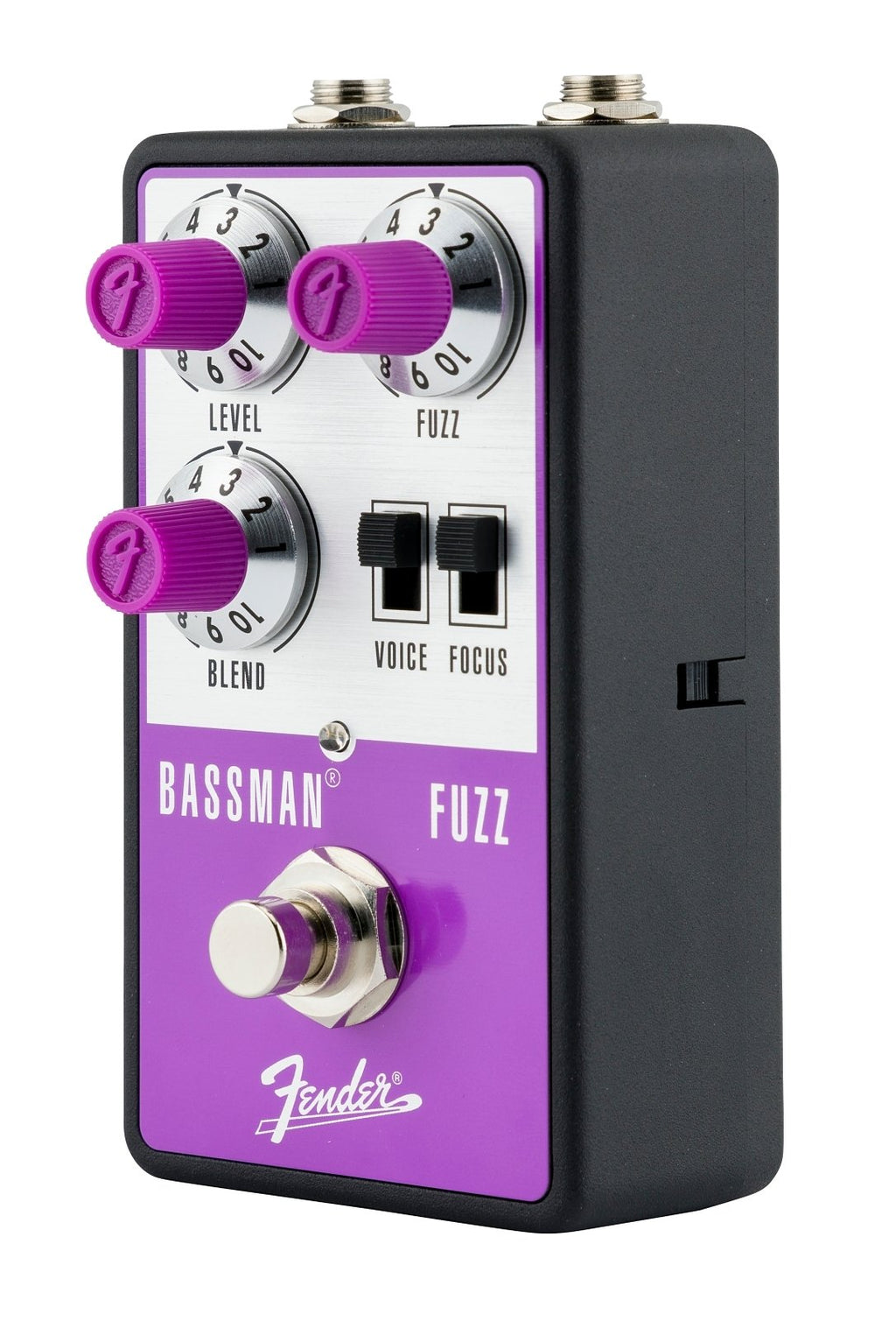 Fender Bassman Fuzz pedal — footswitch and LED detail