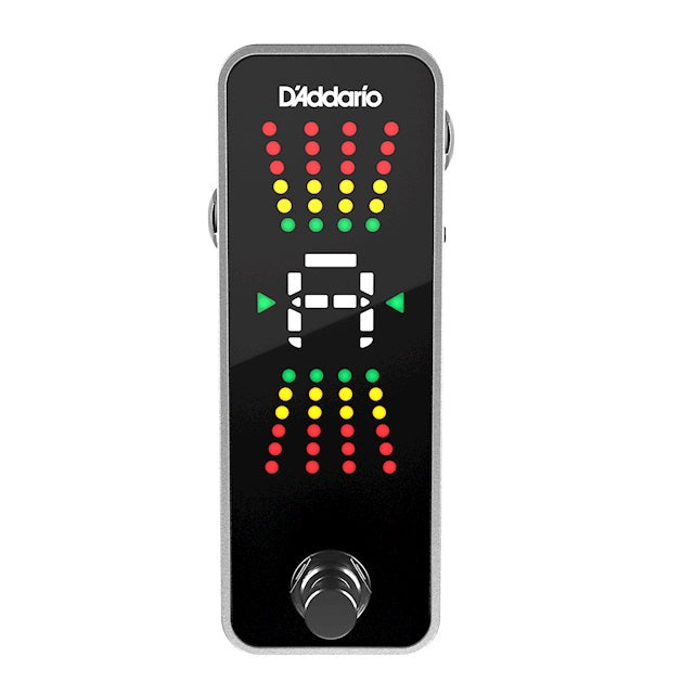 D'Addario CT-20 chromatic pedal tuner — silver, side profile