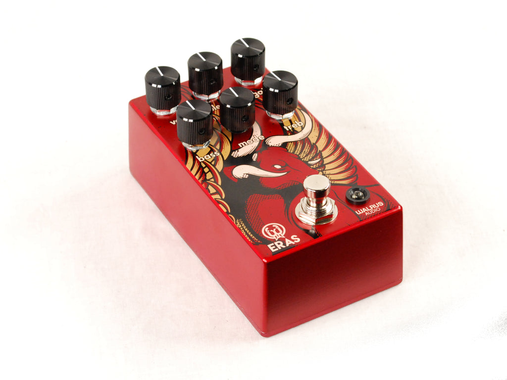 Walrus Audio Eras distortion pedal — side profile showing jacks