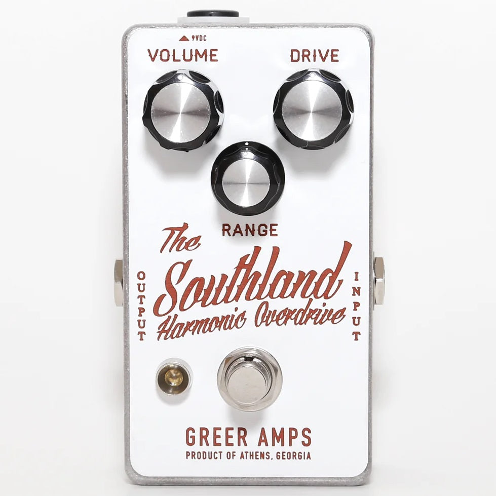 New Greer Amps Southland Harmonic Overdrive Guitar Effects Pedal