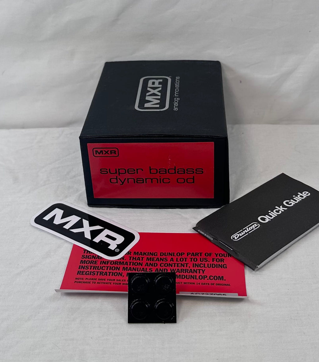 MXR M249 Super Badass Dynamic O.D. pedal - side input/output jacks