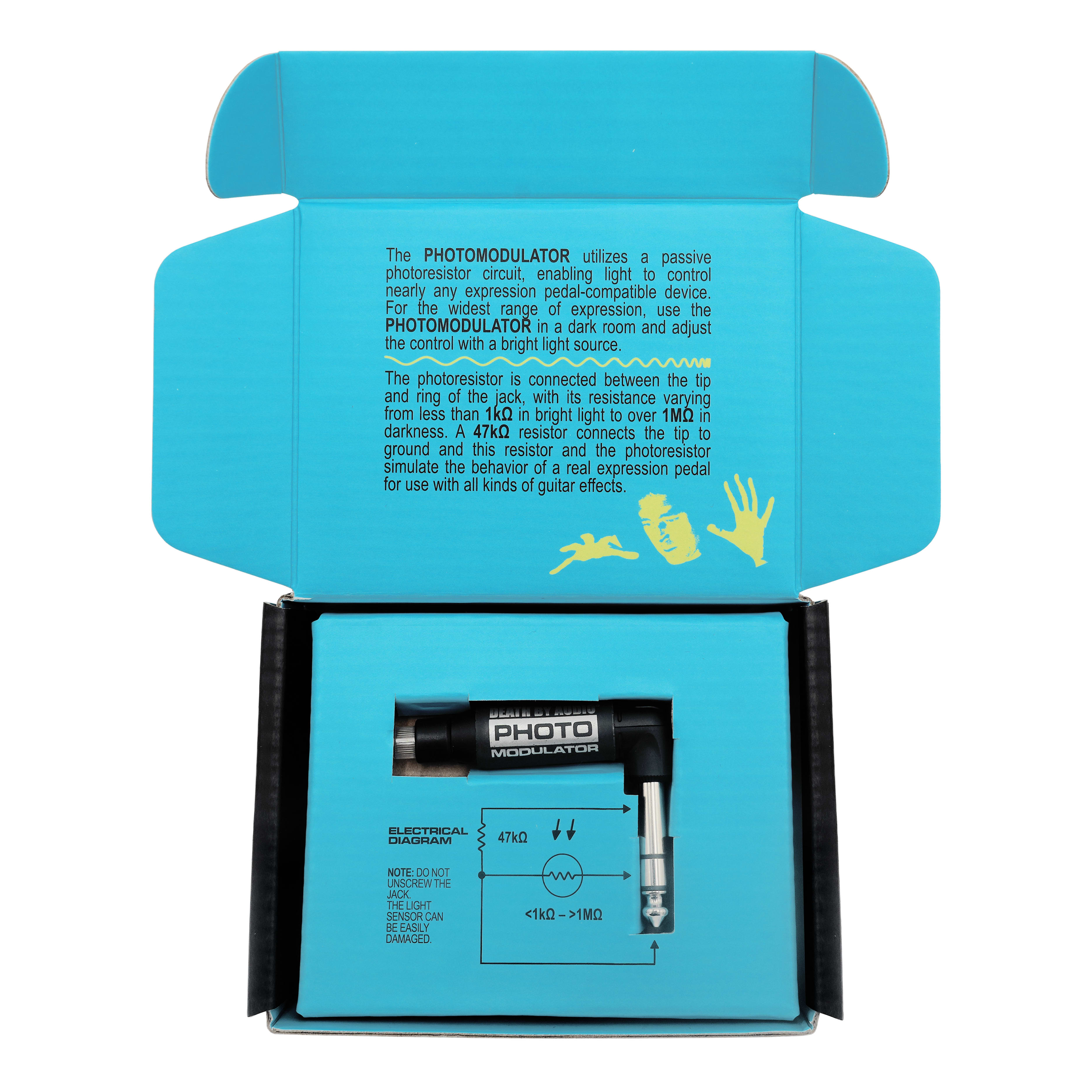 Death By Audio Photo Modulator expression controller — sensor detail