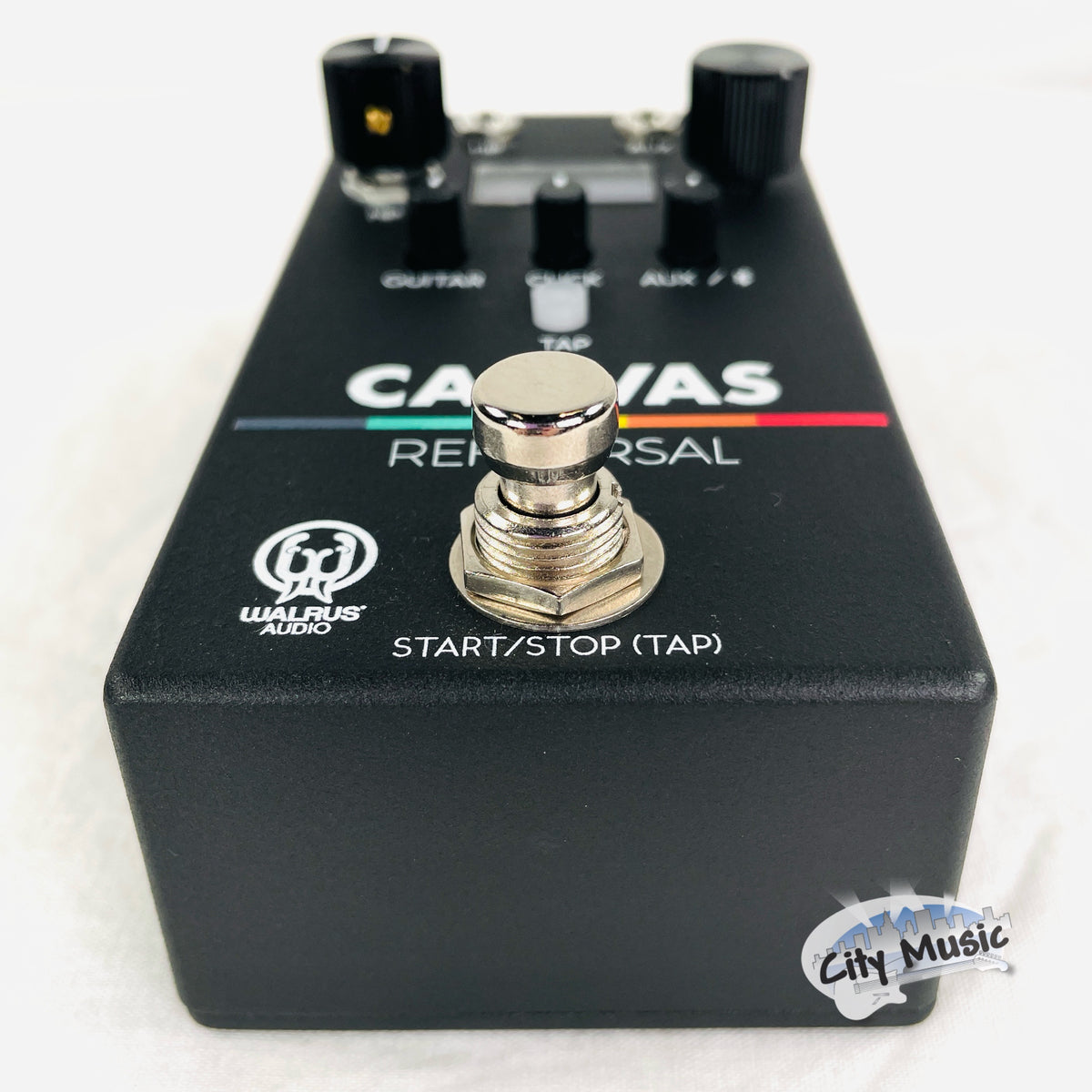 Used Walrus Audio Canvas Rehearsal headphone amp pedal — side audio jacks