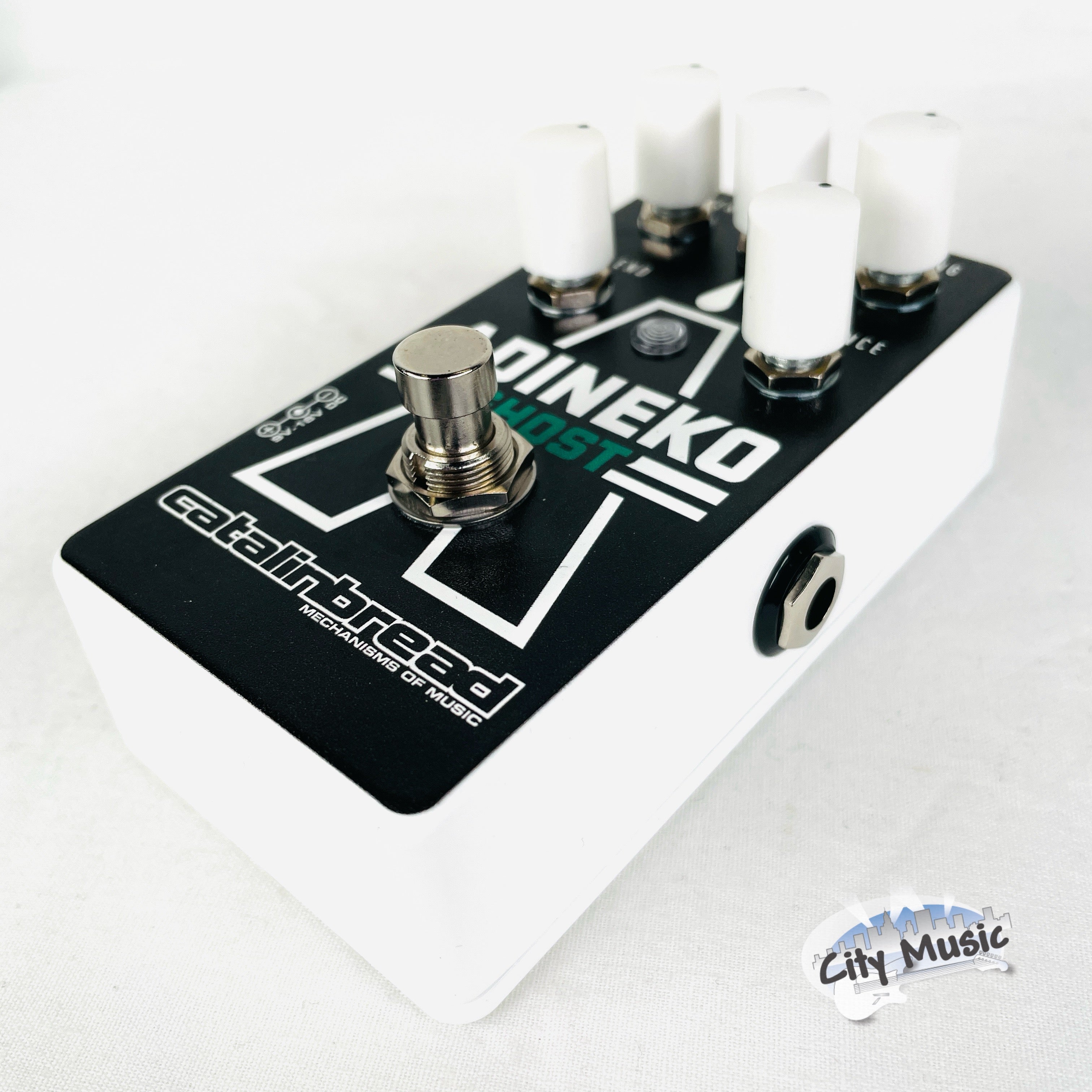 Used Catalinbread Adineko Ghost oil can delay pedal — side view input jack