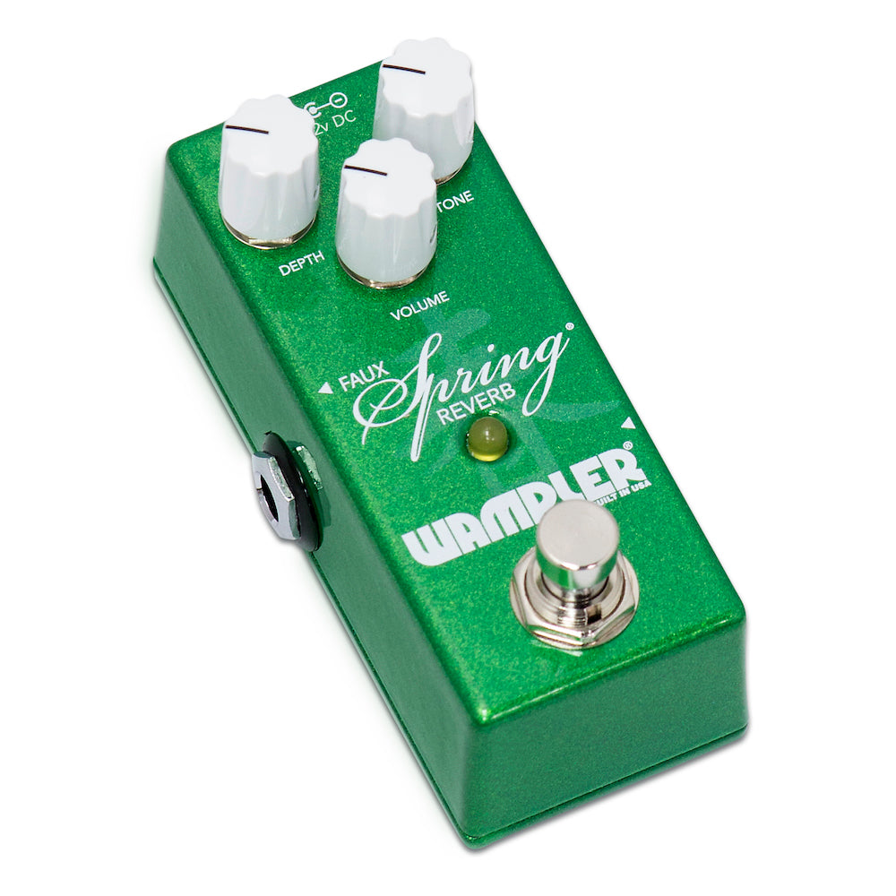 Wampler Mini Faux Spring Reverb pedal — top panel layout