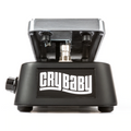 Dunlop GCB65 Custom Badass Cry Baby Wah — black with silver rocker, front