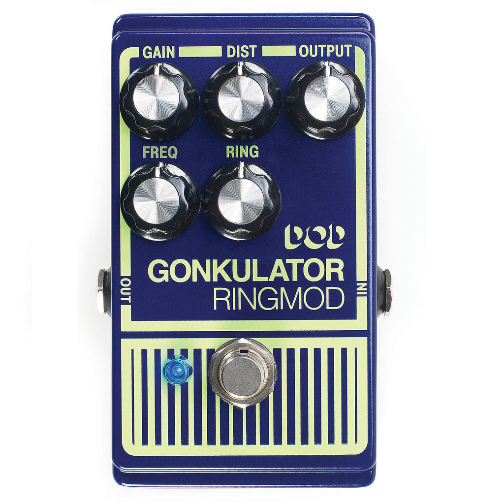 DOD Gonkulator ring modulator pedal — control knobs