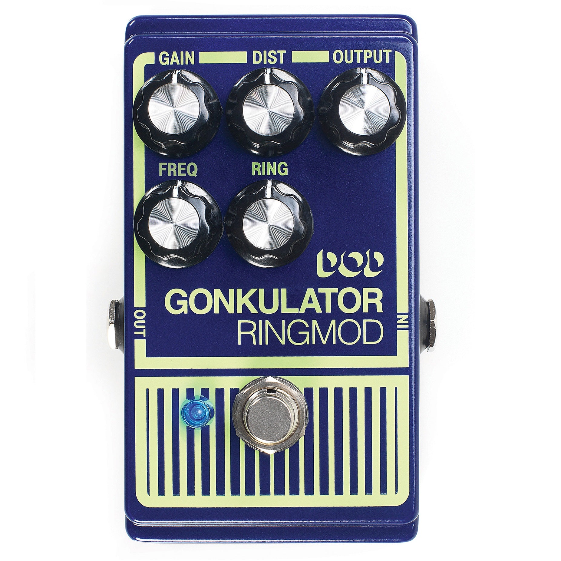 DOD Gonkulator ring modulator pedal — control knobs