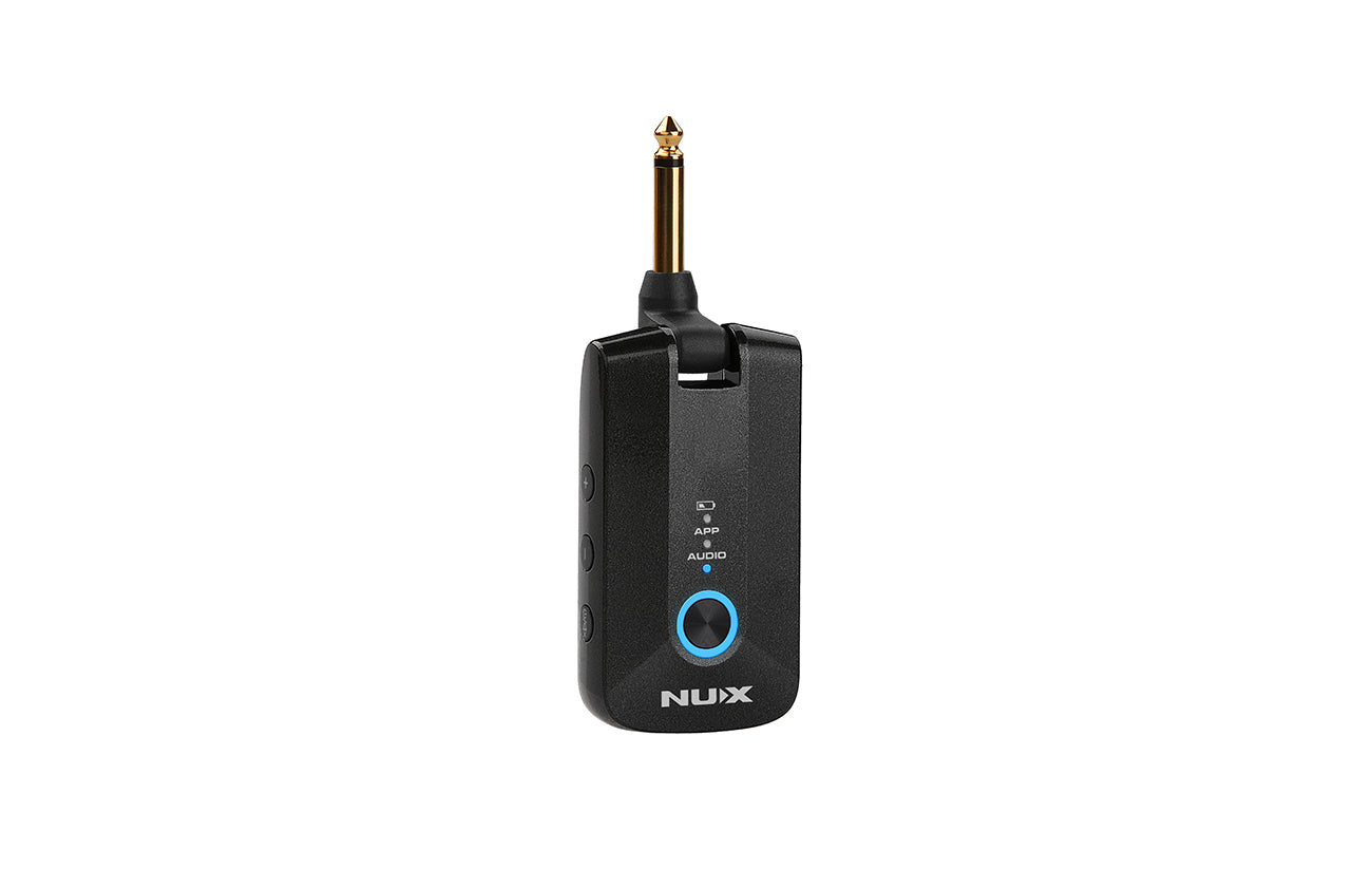 NUX MP-3 Mighty Plug Pro headphone amp — rear view