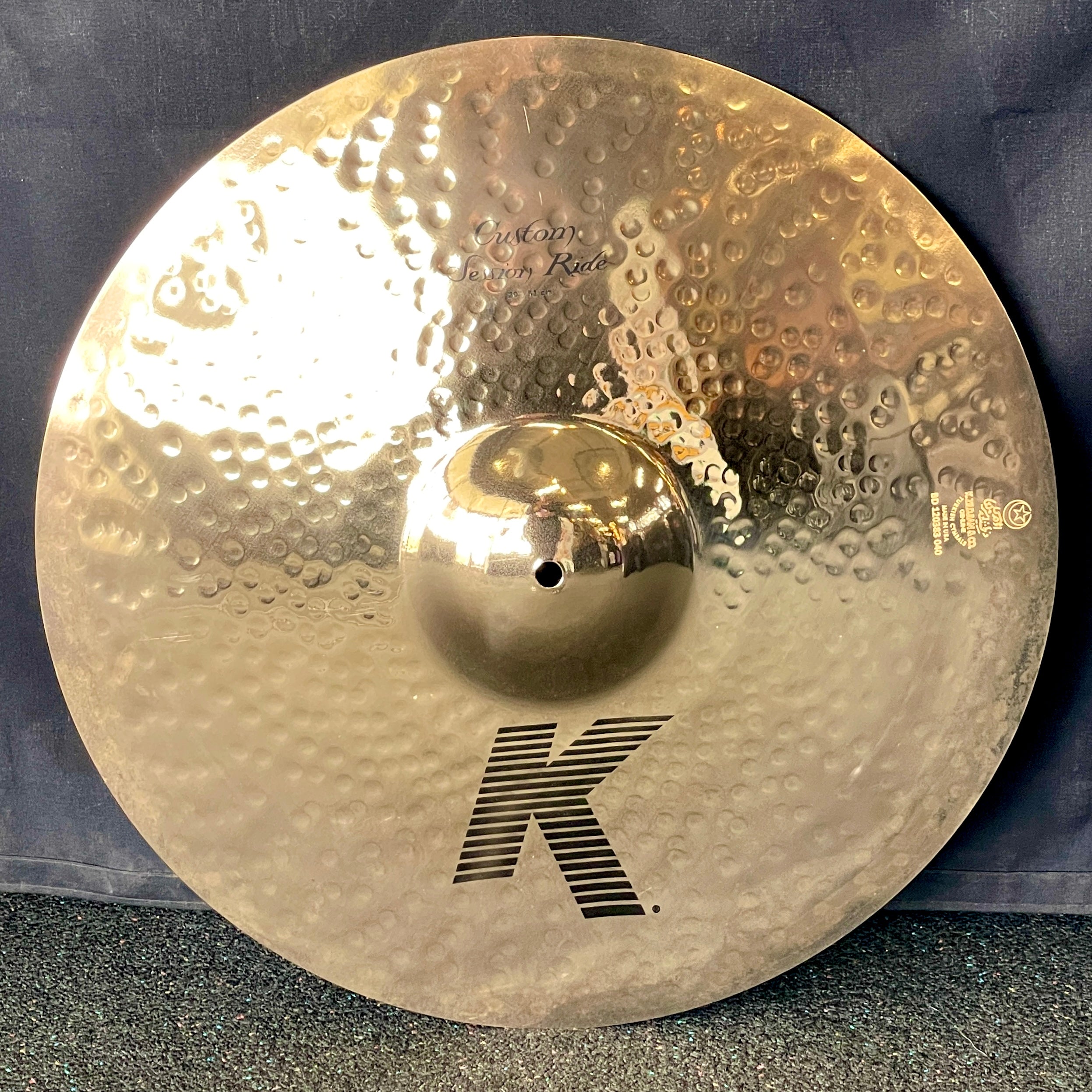 Zildjian K Custom Session Ride K0997 - top angle view